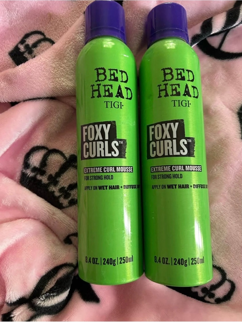 TIGI Bed Head Foxy Curls Extreme Curl Mousse - Green with Purple Cap